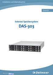 dallmeier DAS-303 Installation Und Inbetriebnahme