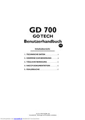 Granuldisk GD 700 GO TECH Benutzerhandbuch