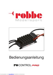 ROBBE ROCONTROL Pro Serie Bedienungsanleitung