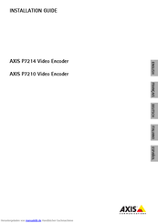 Axis P7214 Installationsanleitung