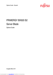 Fujitsu PRIMERGY BX920 S2 Bedienungsanleitung