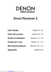 Denon Envoi Receiver 2 Benutzerhandbuch