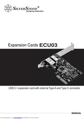 SilverStone ECU03 Bedienungsanleitung