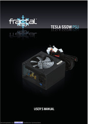 Fractal design TESLA 550W Bedienungsanleitung