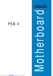 Asus P5B-V Handbuch