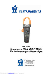 HT Instruments HT7022 Bedienungsanleitung