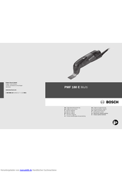 Bosch PMF 180 E Multi Originalbetriebsanleitung