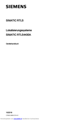 Siemens SIMATIC RTLS4430A Gerätehandbuch