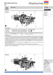 Rietschle MACRO DTB 500 Betriebsanleitung