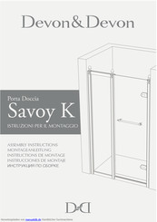 Devon & Devon Savoy K Montageanleitung