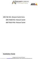 Axis T85 series Installationsanleitung
