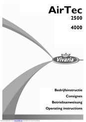 Vivaria AirTec series Betriebsanweisung