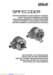 Reer Safecoder series Montage-, Betriebs- Und Wartungsanleitung