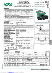 Asco 551 Serie Bedienungsanleitung