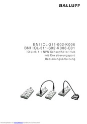 Balluff BNI IOL-311-002-K006 Bedienungsanleitung