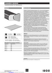 Stobag CASABOX BX2000 Montageanleitung