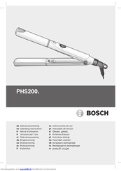 Bosch PHS200 Bedienungsanleitung