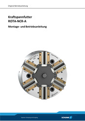 SCHUNK ROTA-NCR-A 1000 Montage- Und Betriebsanleitung
