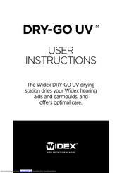 Idex DRY-GO UV Bedienungsanleitung