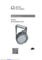 Lighting Technologies ZENITH LED 30 D120 B Ex Betriebsanleitung