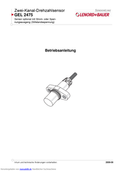 Lenord+Bauer GEL 2475 Betriebsanleitung