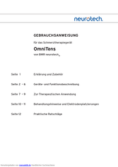 Neurotech OmniTens 455 Gebrauchsanweisung