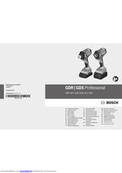 Bosch GDR 18 V-160 Professional Originalbetriebsanleitung