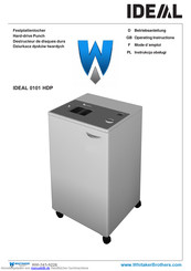 IDEAL 0101 HDP Betriebsanleitung