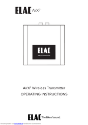 ELAC AirX2 Bedienungsanleitung