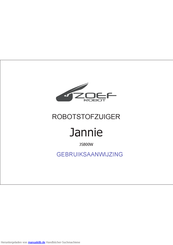 Zoef Robot Jannie JS800W Bedienungsanleitung