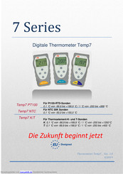 XS Instruments Temp 7 K/T Handbuch