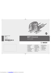 Bosch GST Professional 90 series Originalbetriebsanleitung