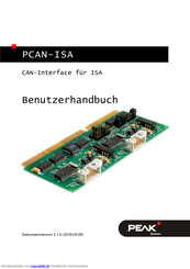 Peak PCAN-ISA Benutzerhandbuch