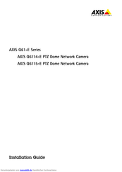 Axis Q61-E Serie Installation
