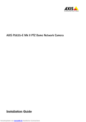 Axis P5635-E Mk II PTZ Installation