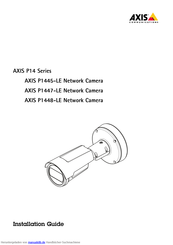 Axis P14 Series Installation