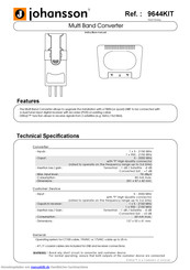 Johansson 9644KIT Anleitung