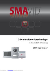 SMAVID SMA-VSA-700257 Schnellstartanleitung