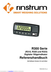 Rinstrum R300 Serie Referenzhandbuch