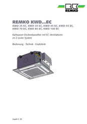 REMKO KWD 35 EC Bedienung - Technik - Ersatzteile