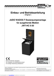 Judo WADOS-T JWT-HC 5-30 Einbau- Und Betriebsanleitung