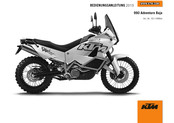 KTM 990 Adventure R EU 2012 Bedienungsanleitung