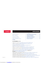 Timex 555-095000 Benutzerhandbuch