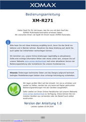 Xomax XM-R271 Bedienungsanleitung