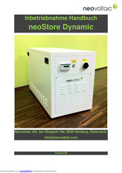 neovoltaic neoStore Dynamic Inbetriebnahmehandbuch