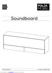 MAJA Möbel Soundboard Montageanleitung