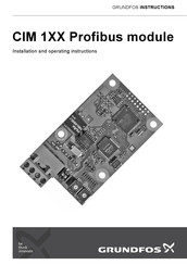 Grundfos CIM 1XX Montage- Und Betriebsanleitung
