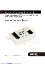 Peak System PCAN-MicroMod Mix 3 Benutzerhandbuch
