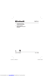 EINHELL DLST 9+1 Originalbetriebsanleitung
