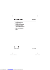 EINHELL DLST 9+1 Originalbetriebsanleitung
